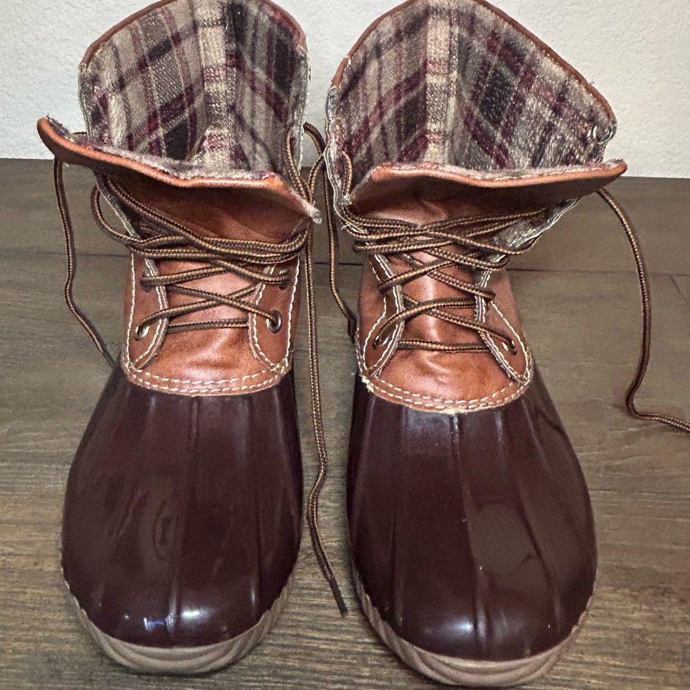 YOKI Duck Rain Boots – Waterproof – Women’s Size 8 (approx. 10" in length) - Picture 8 of 16
